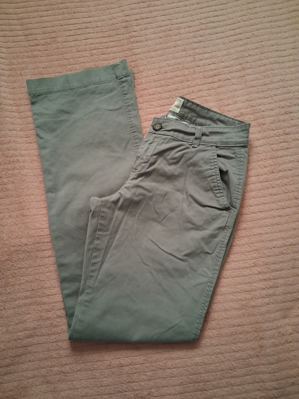 Old Navy Women's Straight Leg Pants in Sage Green